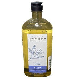 Bath & Body Works Aromatherapy Essential Oils Body Wash + Foam Bath 10 Oz